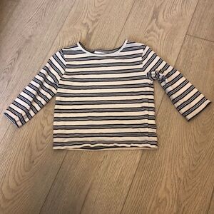 Tommy Bahama Toddler Long Sleeve Shirt Color Blue & White Stripes size 12 M